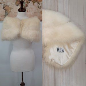 Vtg 60s customized fox fur stole